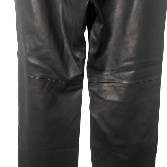 Rebecca Taylor Leather Ankle Pant Size 12 NWT - Picture 4 of 10
